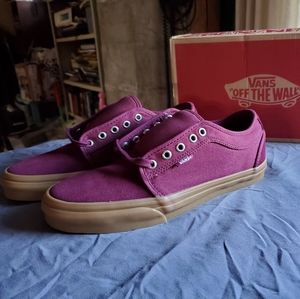 Burgundy Chukka Low Vans size 8.5